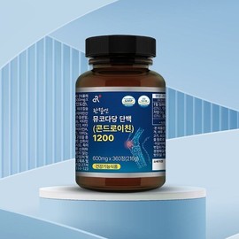 두리농산 Mucopolysaccharide protein chondroitin 360 tablets x 1 bottle for joints / 관절엔 뮤코다당단백 콘드로이친 360정x1병 없음