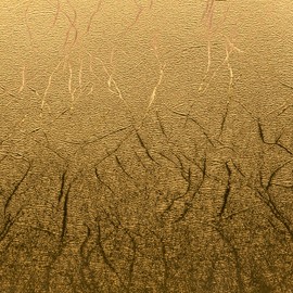 Cricut 2007741 Premium Vinyl Textured Metal - Permanent, Gold, 1.2M