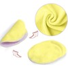 Almohadillas Desmaquillantes Reutilizables Microfibra 4pz Rosa Azul Blanca Amarilla