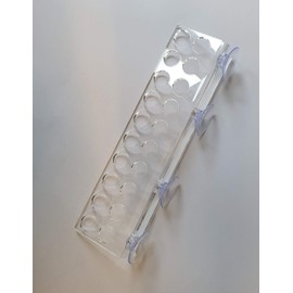 Reef-Geeks frag rack, 20 hole laser cut acrylic, Zoa, Crystal clear, Marine coral.