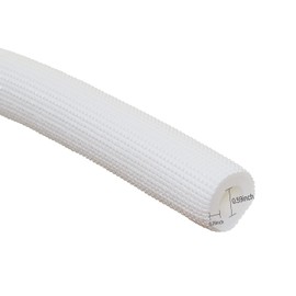 Pipe Insulation Tubing, BESUNTEK 6ft Heat Preservation Insulated Foam Tubing Handle Grip Support, for Water Pipes, air Conditioning Pipes (0.59" × 0.39", White, BESUNTEK-121)