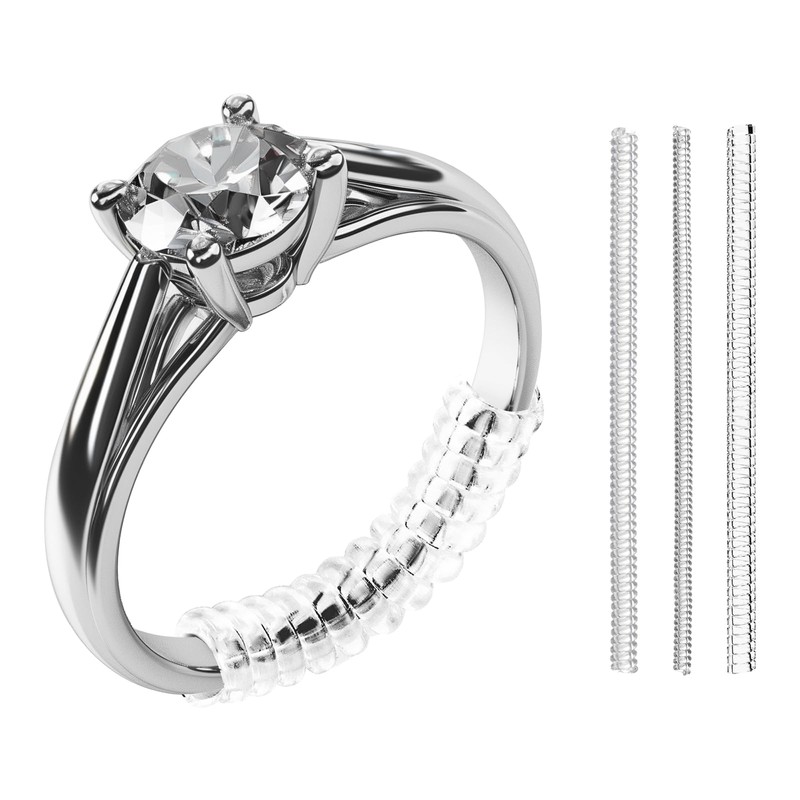 Meowoo Ring Sizers for Loose Rings, 12 pcs Coil Ring