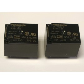 Panasonic LOT OF 2 PANASONIC JS1 12V F Type JS Relay AJS1311F 12 VDC SPULE 20613Q 10 AMP