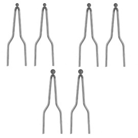 6PCS Pyrography Wire Tip Wood Burning Ball Tips Burner Tool Wood Adjustable Nibs Machine Pen tip Replacement Tools for Machine