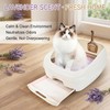 LUPENAN Cat Pee Pads,Super Absorbent,Odor Control with Lavender Scent,Multi Cat,16.9"x11.4"