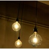 JKLcom 3 Heads Pendant Lamp Lighting Vintage Edison Triple Heads