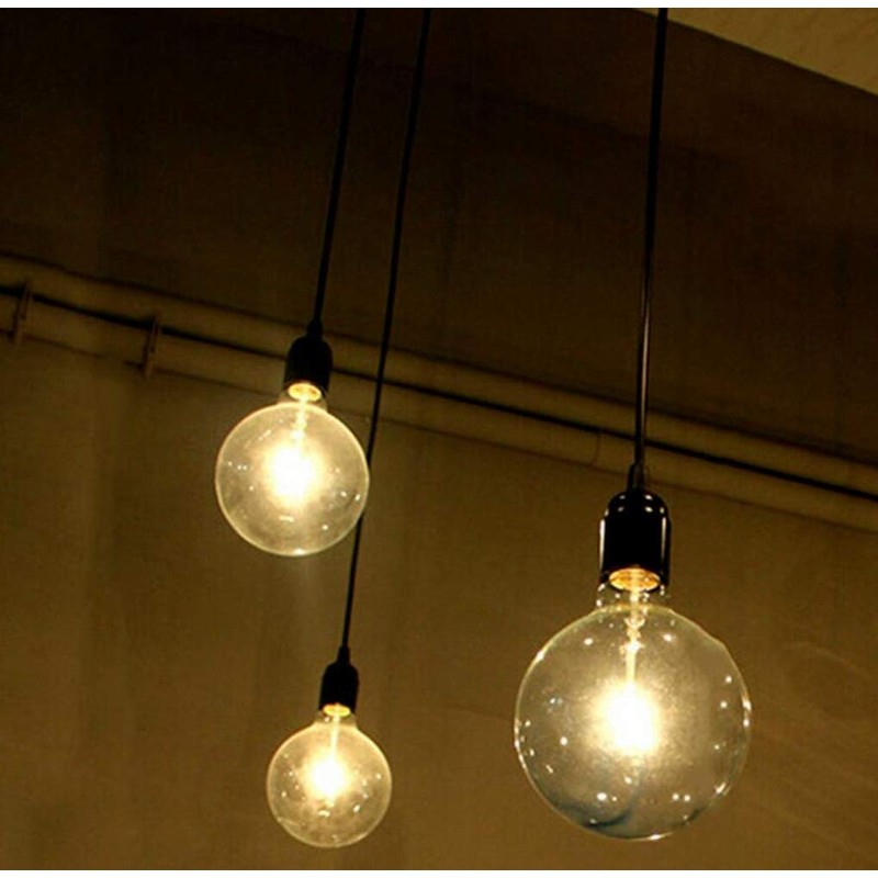 JKLcom 3 Heads Pendant Lamp Lighting Vintage Edison Triple Heads
