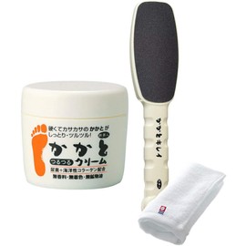 Azuma Shoji Heeled & Smooth Heel Cream 3.5 oz (100 g) Set / Travel Beauty Old Exfoliating Care, Octopus Eyes, Heel Care