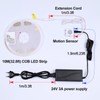 GOMING Motion Sensor COB LED Light Strip 32.8ft(10M) Warm White