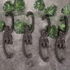OwnMy Set of 4 Heavy Duty Cast Iron S Monkey