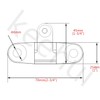 Pack of 2 Marine Grade Bimini Top 316Stainless Steel Swivel