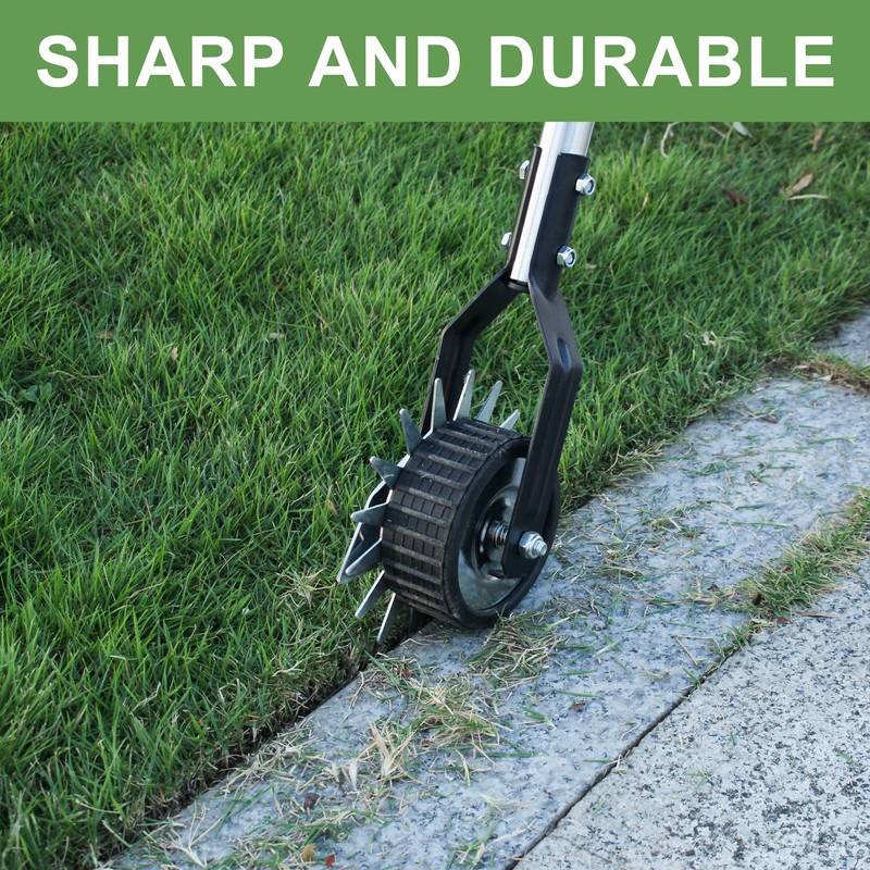 BARAYSTUS Wheel Rotary Edger Lawn Tool, Grass Edge Trimmer, Sidewalk