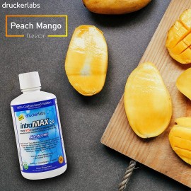 Drucker Labs IntraMAX Organic Liquid Multivitamin Natural Peach Mango Flavor Supplement 32 Oz