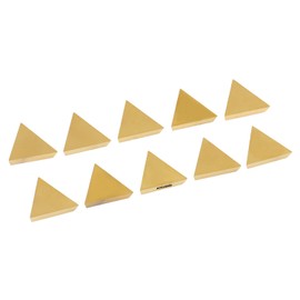Accusize Industrial Tools Tpg432 Tin Coated Carbide Inserts, 10 Pcs/Box, 2127-1034x10