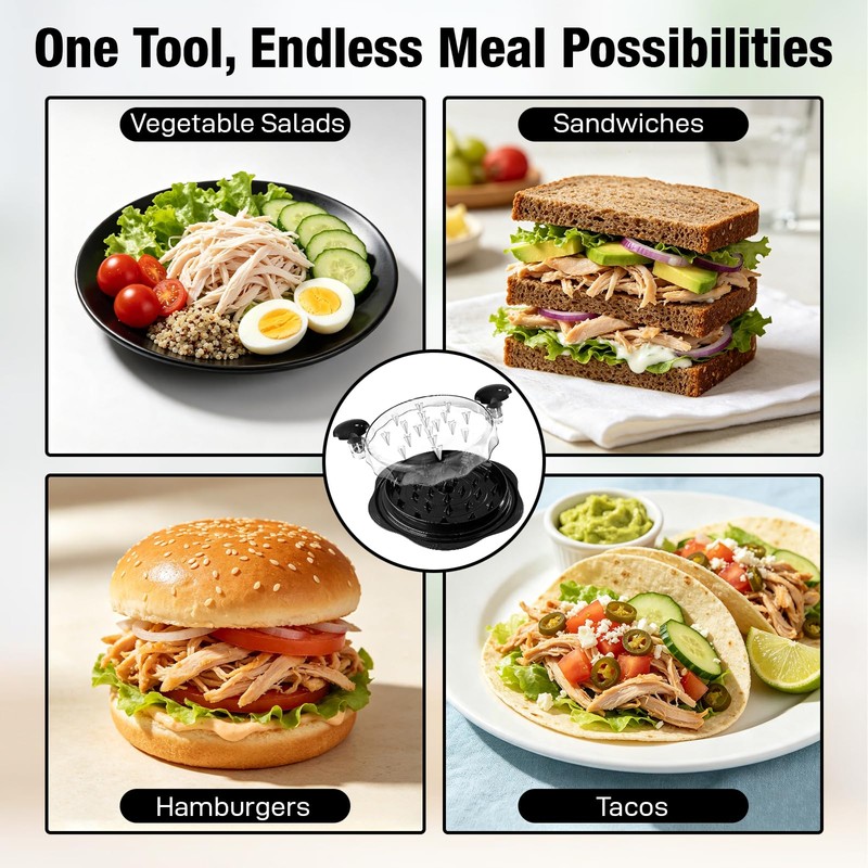 Chicken Shredder, Visible Meat Shredder Tool Twist
