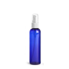 GreenHealth 4 fl oz Cobalt Blue Plastic Bottle with White Spray Cap (Single)