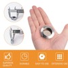 MOROBOR 8 Pack Round Sliding Closet Door Handles, Flush Pull