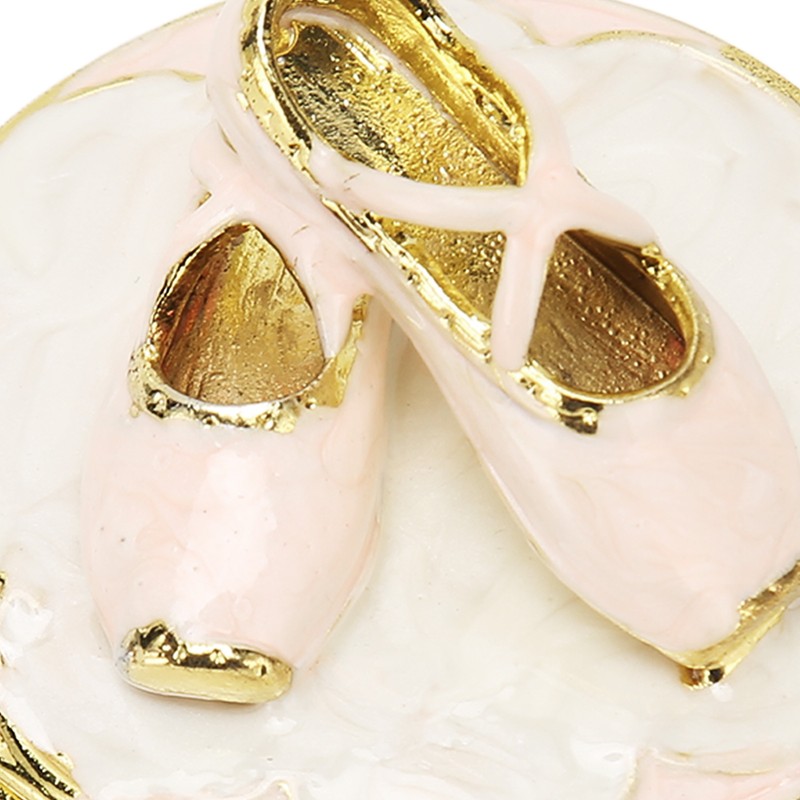 Jeweled Ballet Shoes Trinket Boxes Exquisite Compact Decorative Trinkets Jewelry