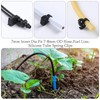DaisyInner 25 Pcs 1/4" Irrigation Hose Clamps Double Gripping Nylon