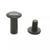 Stecksstore Black Steel Chicago Screws 1/2" 10 Pack 1293-24