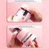 Rechargeable 2-in-1 Electric Pencil Sharpener with Desktop Vacuum, Cordless Automatic