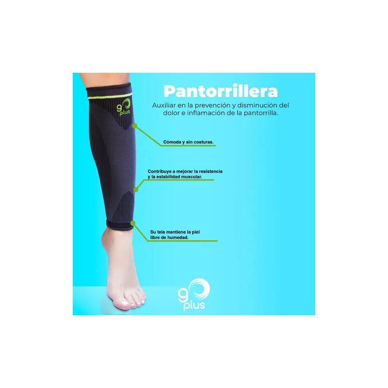 2pack Pantorrillera Rehabilitación Deport Compresión Go Plus