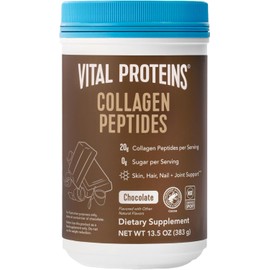 Vital Proteins Collagen Peptides Powder - Chocolate Powder for Hair, Nail, Skin, Bone & Joint Health, 13.5oz