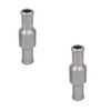 Acxico 2Pcs Brake Servo Booster No Return Inline Check Valve