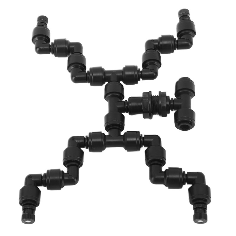 Adjustable Mist Cooling System Nozzle 360 Degree Pets Reptiles Greenhouse