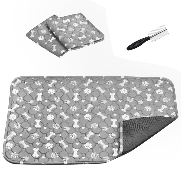QHYK Pet Urine Pad, Pack of 2 Puppy Pads, Washable,