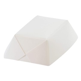 JA Kitchens Mini White Paper Food Tray - 250 Pieces 1/4 Pound Tray