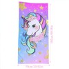 OFKAFEZV Unicorn Beach Towels, Anime Beach Towels, Rainbow Towels, Children's