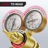 ARCCAPTAIN Argon CO2 Regulators Gauges Gas Welding, Regulator for MIG