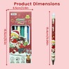 Christmas Erasable Pens 6-Pack – Cute Retractable Gel Pens with