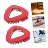 NOLITOY Durable Nylon Bristles Mop Head 2pcs Replacement for Multi-Surface