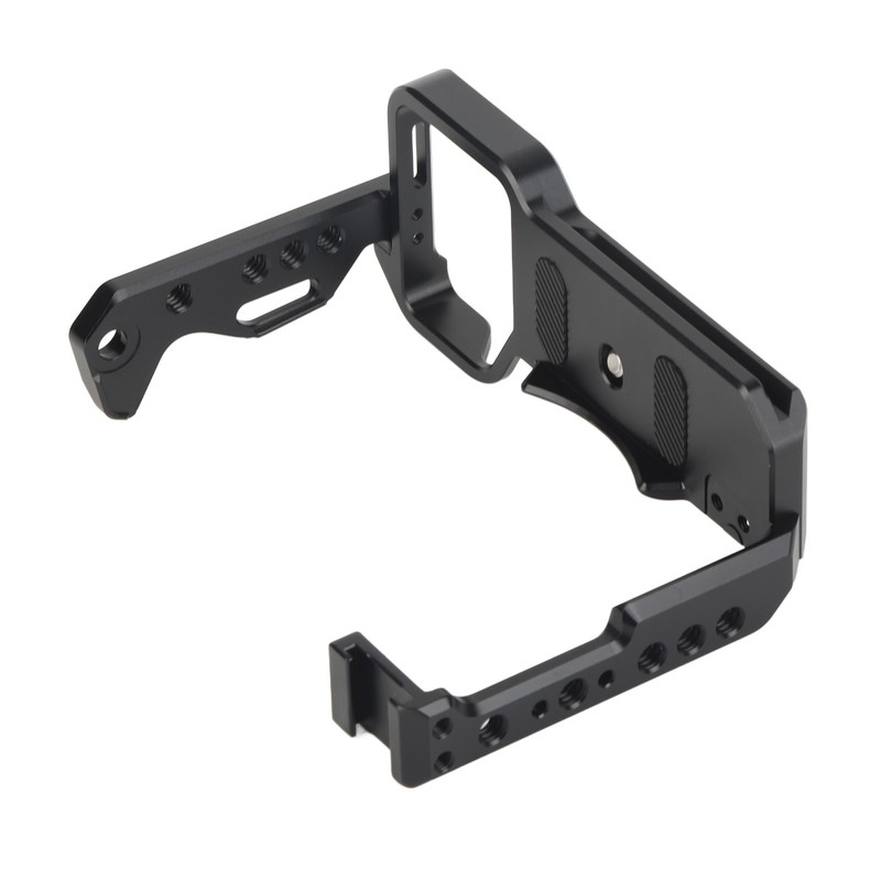 Camera Cage Aluminum Cold Shoe Mounting Plate with 1/4 and