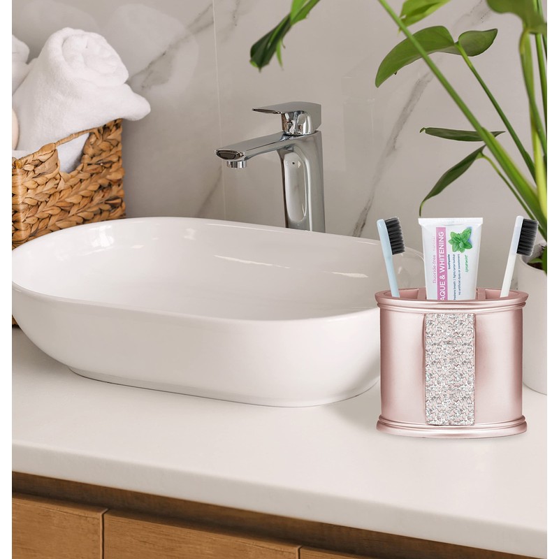 Popular Bath Sinatra Bath Set, 4PC, Blush