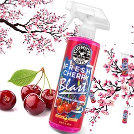 Chemical Guys Fresh Cherry Blast Ambientador y Eliminador de Olores Premium, (ideal para coches, camiones, todoterrenos, caravanas, casas, oficinas, d