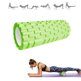 Foam Roller Fascia Roller - Foam Roller - Fitness Massage Roller for Trigger Point Massage in Back, Neck, Legs for Fascia Training with the Gymnastics Roller for Men Women 33 x 14 cm