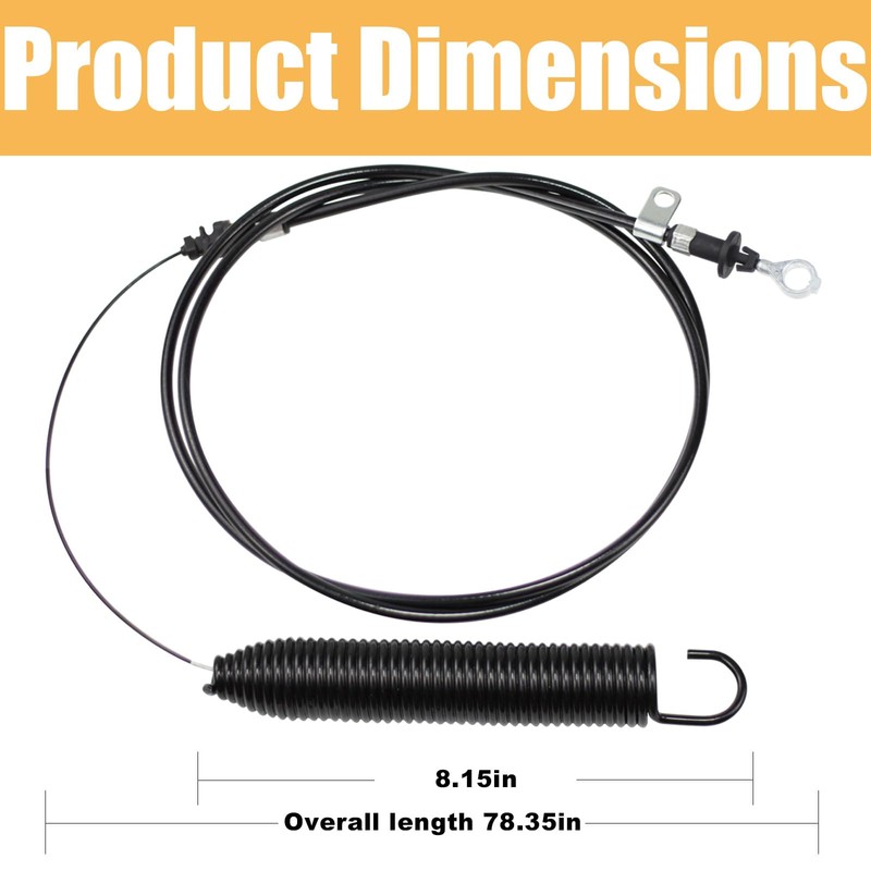 GY22387 PTO Control Push Pull Cable for John Dee-re Riding