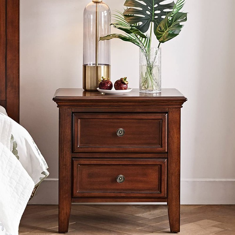 Lemfema Antique Style Drawer Pulls, Set of 5, 3 Sizes