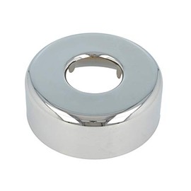 tecuro Siphon rosette inner diameter 32 mm x outer diameter 80 mm x height 30 mm, chrome-plated brass