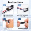 keyxer 30 Pcs Car Connector, 2-Pin Cable Connector, 12 V