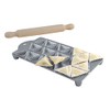 Eppicotispai 24 Triangle Holes Aluminium Maker with Rolling Pin