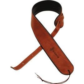 Martin 18A0028 2.5" Premium Rolled Brown Leather Guitar Strap