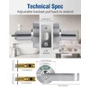 Polar Tangro 2 Pack Privacy Indicator Door Lock, ANSI Grade