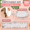 200 Pcs Ear Covers for Shower - Lightweight Disposable Ear