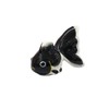 Yakushi Kiln Chopsticks Rest Ceramic Goldfish (Black)