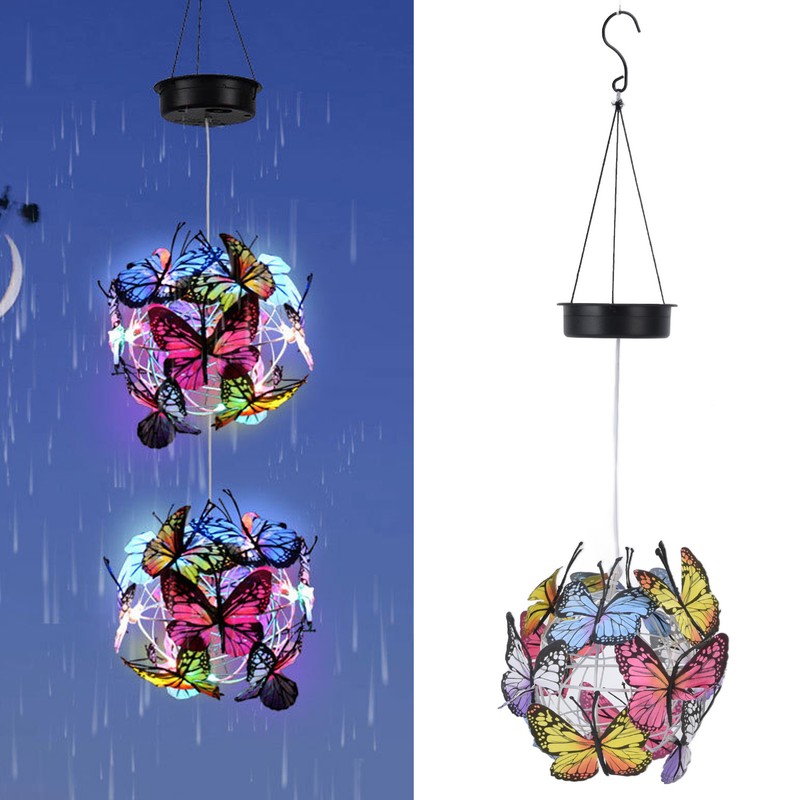 Solar Wind Chimes Lamp Suspension Solar Energy LED Wind Chimes