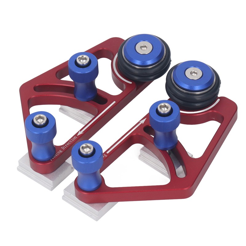 Woodworking Bearing Stock Feeder with Sliding Blocks Table Saw Feed